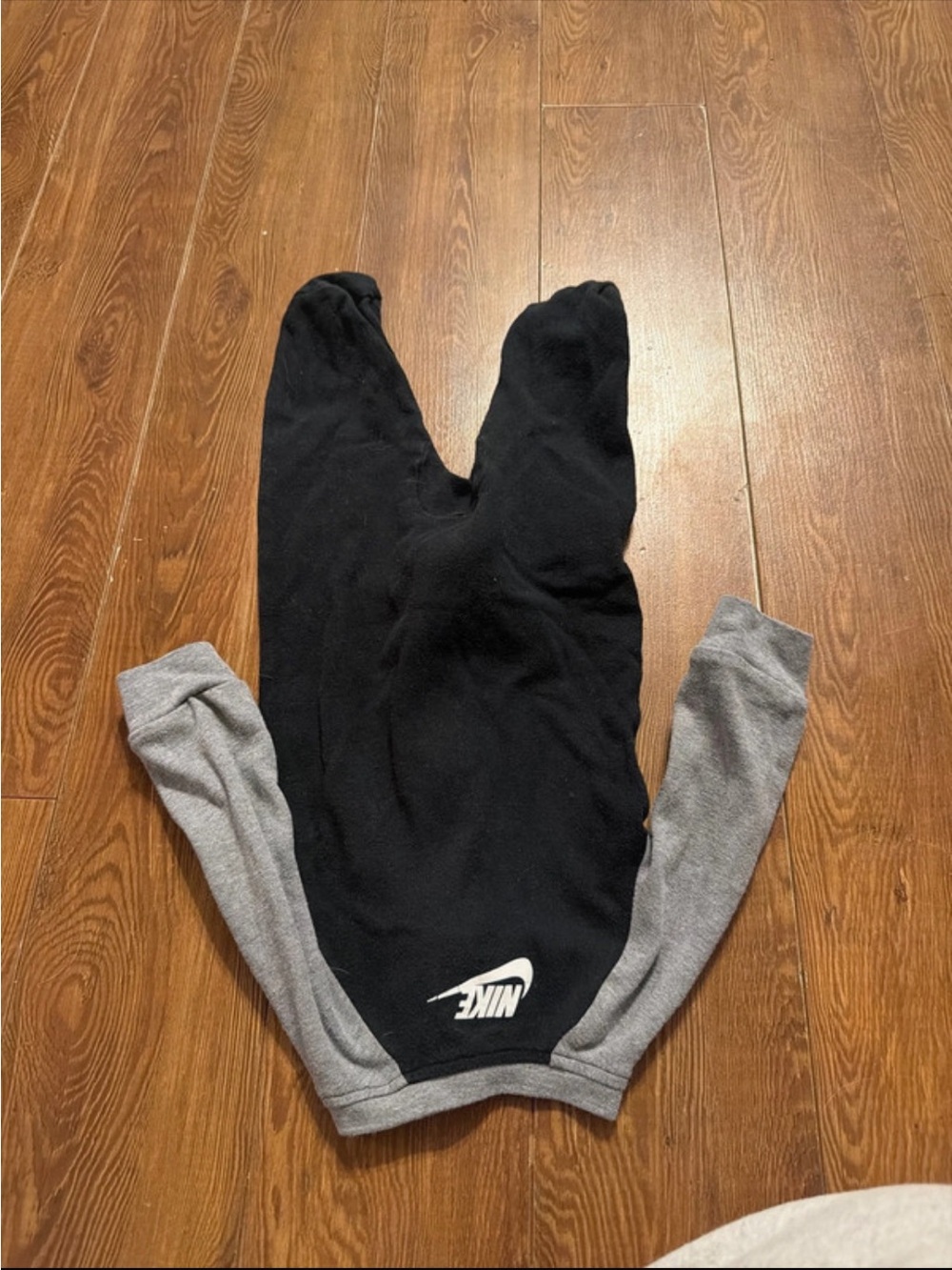 Nike Black and Gray Kids Jogger Sweatpants